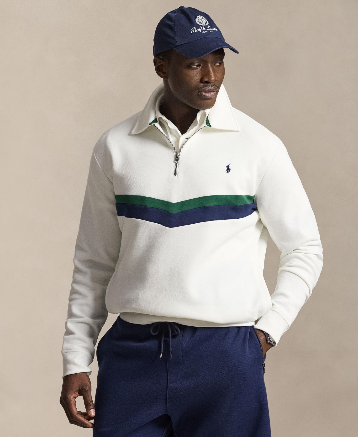 Men's Big & Tall Regular-Fit Quarter-Zip Sweatshirt
