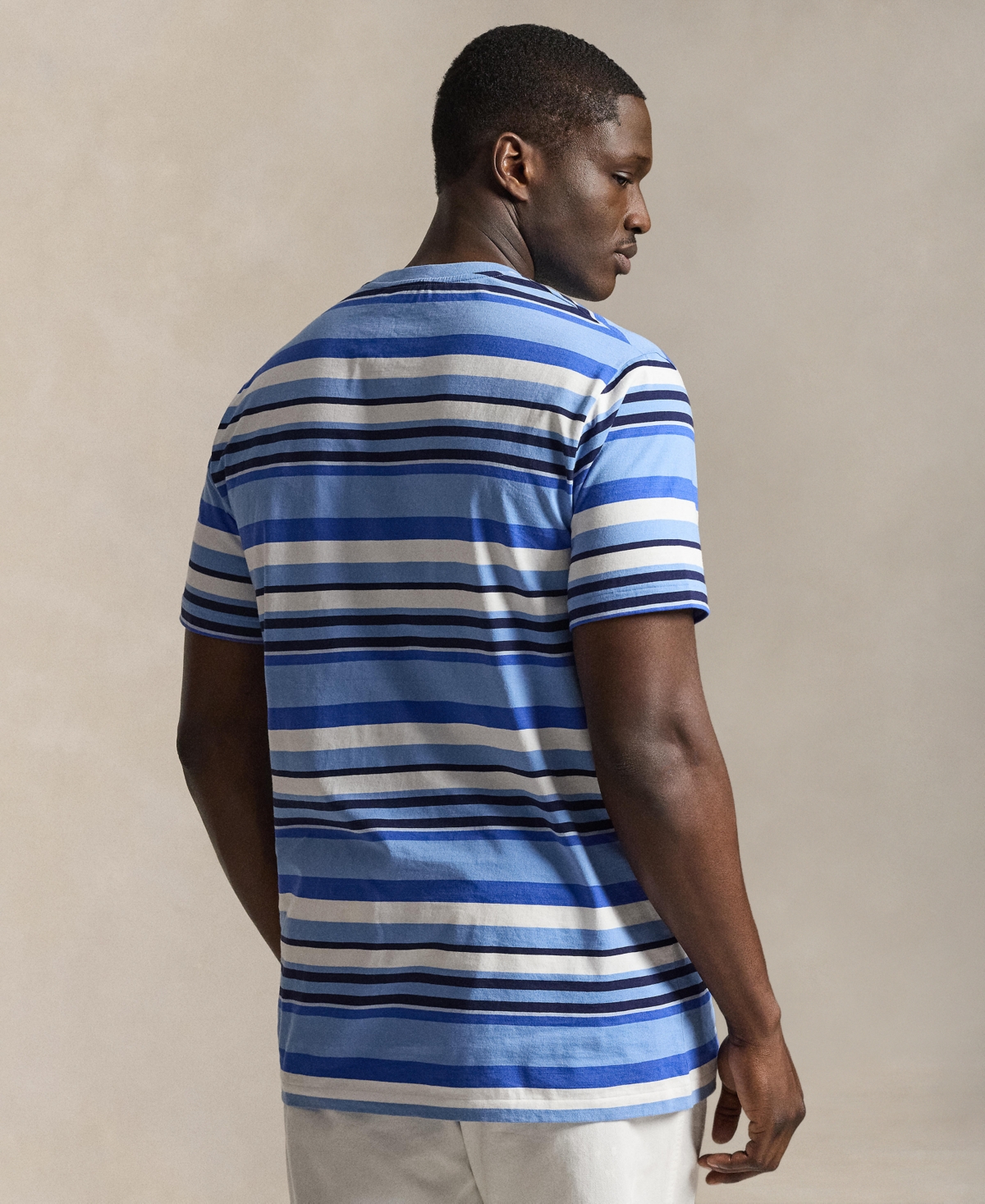 Polo Ralph Lauren Men's Big & Tall Striped Jersey T-Shirt