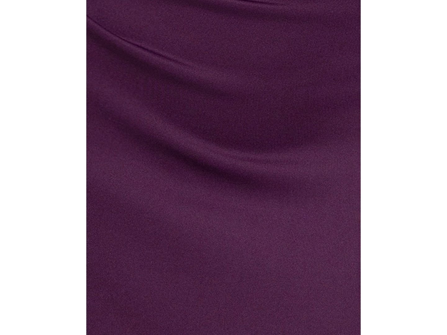 Женские платья XSCAPE Off-The-Shoulder Ruffle-Sleeve Ball Gown, цвет: Сливовый — фото 5