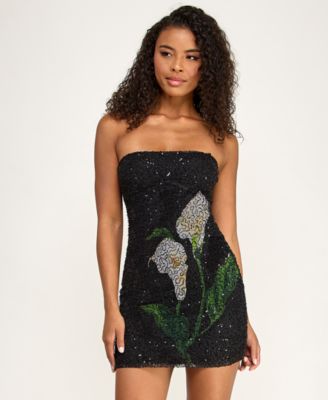 green sequin dress long Jillian Sequin Slit Long Formal Dress