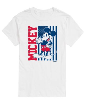Men's Disney Mickey Vertical Flag Short-Sleeve Graphic T-Shirt