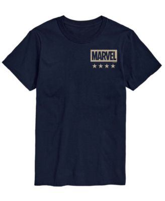 Men's Captain America Flag Short-Sleeve Graphic T-Shirt