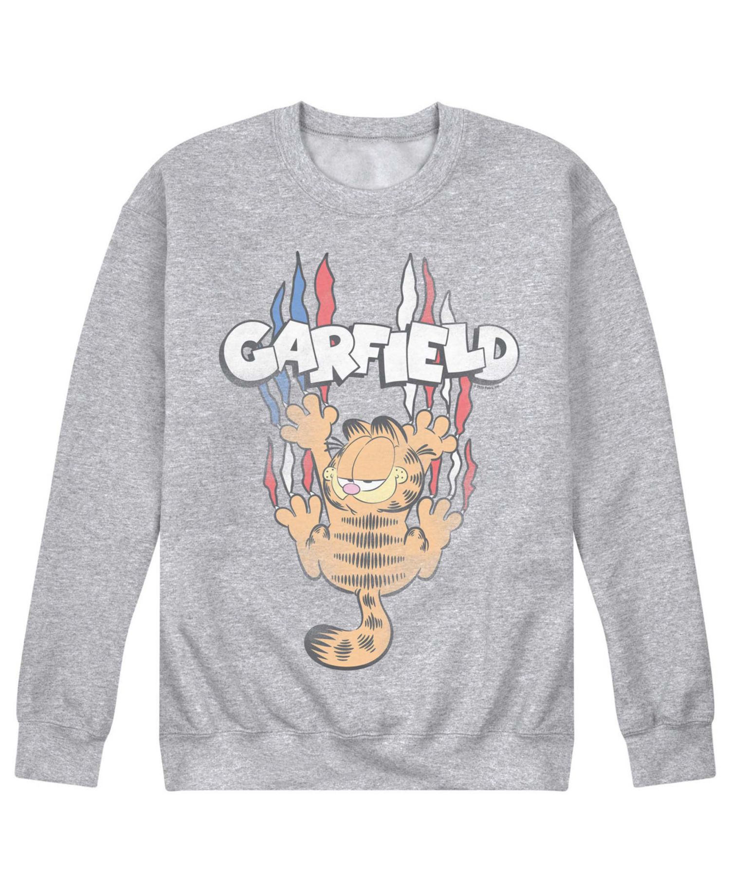 Men's Garfield Americana Tonal Washed Crew Fleece Sweatshirt