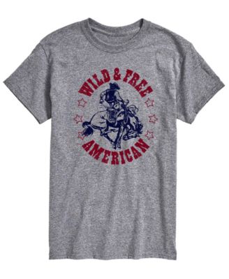 Men's Wild And Free American Short-Sleeve Graphic T-Shirts