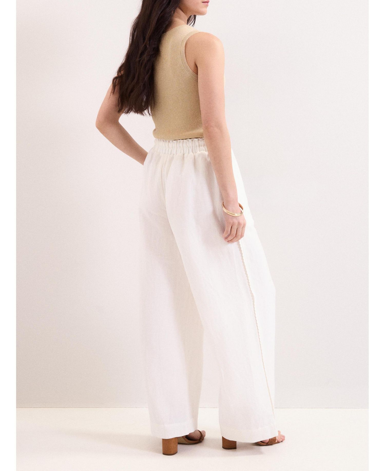Women's Rowan Wide Leg Linen Trousers