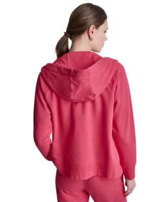 DKNY SPORT トップス パーカー DKNY Sport Women's Graffiti Logo Full-Zip Hoodie - Macy's