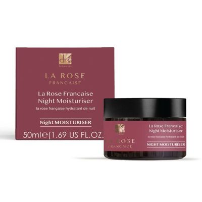 Dr. Botanicals La Rose Francaise Night Moisturiser 50milliliter - White