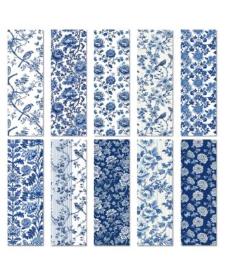 Chinoiserie Floral Bookmarks Set