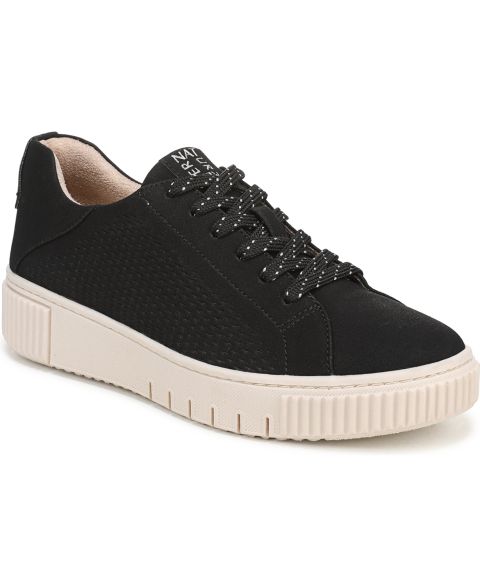 Женские кроссовки Naturalizer Turner Lace-Up Round Toe, цвет: Чёрная искусственная кожа