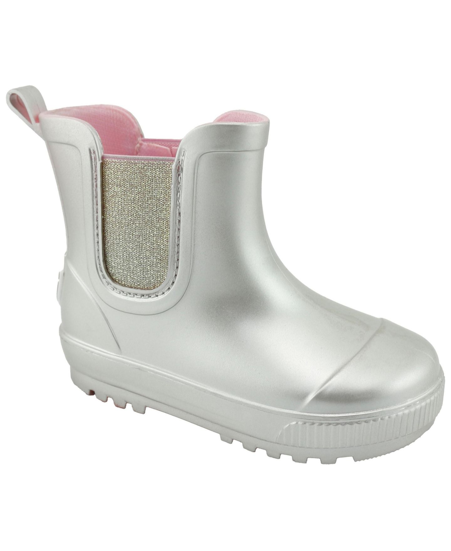 Ботинки BEARPAW Chelsea Waterproof Rain Boots для малышей, цвет: Шампань металлик — фото 1