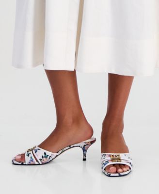 kitten heel dress sandals L'AGENCE Aveline Kitten-Heel Sandal In Black Suede