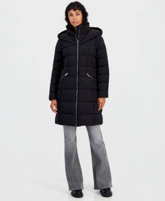 Women's Hooded Puffer Coat, Created for Macy's