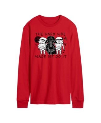 Men's The Dark Side Made Me Do It Long-Sleeve Graphic T-Shirt