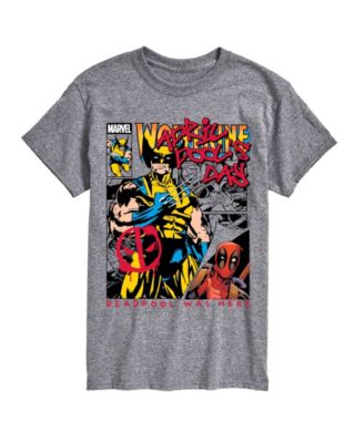 Men's Deadpool April Pools Day Comic Short-Sleeve Graphic T-Shirt