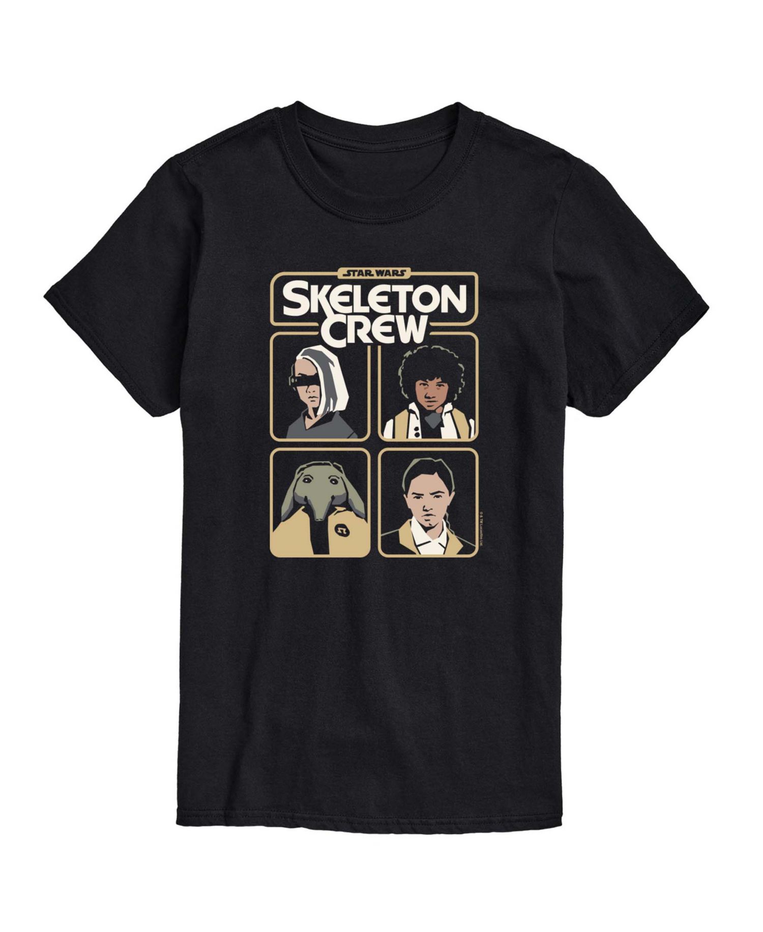 Men's Skeleton Crew Grid Short-Sleeve Graphic T-Shirt