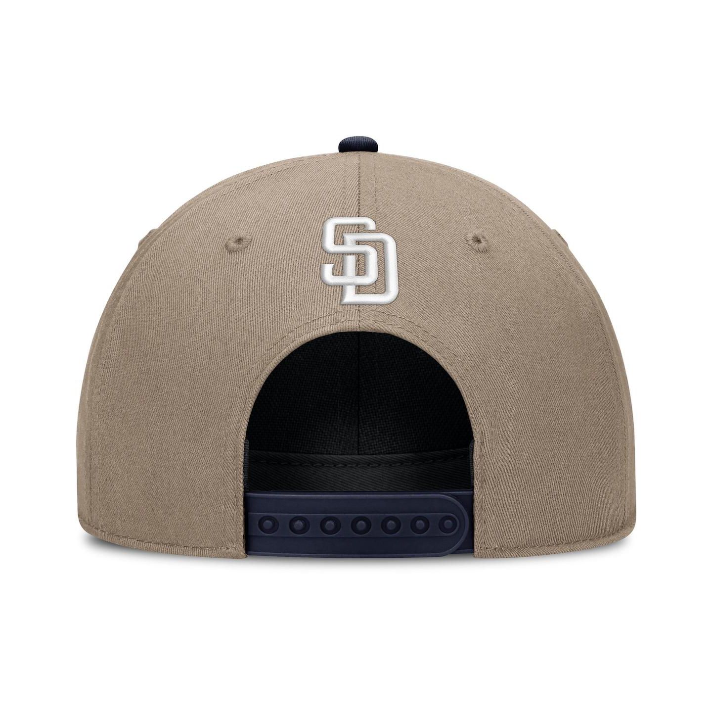 Мужская кепка Nike Khaki San Diego Padres Father's Day Rope Rise Adjustable Hat — фото 4