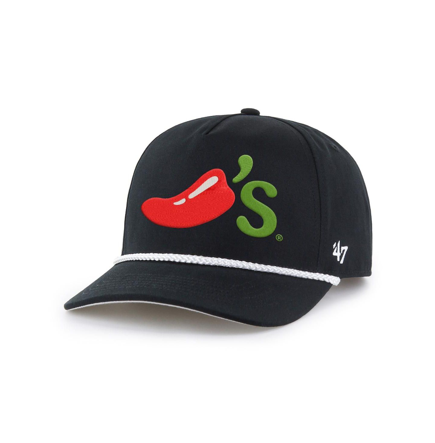 Мужская кепка '47 Brand Black Carson Hocevar Chili's Rope Hitch Adjustable Hat — фото 2