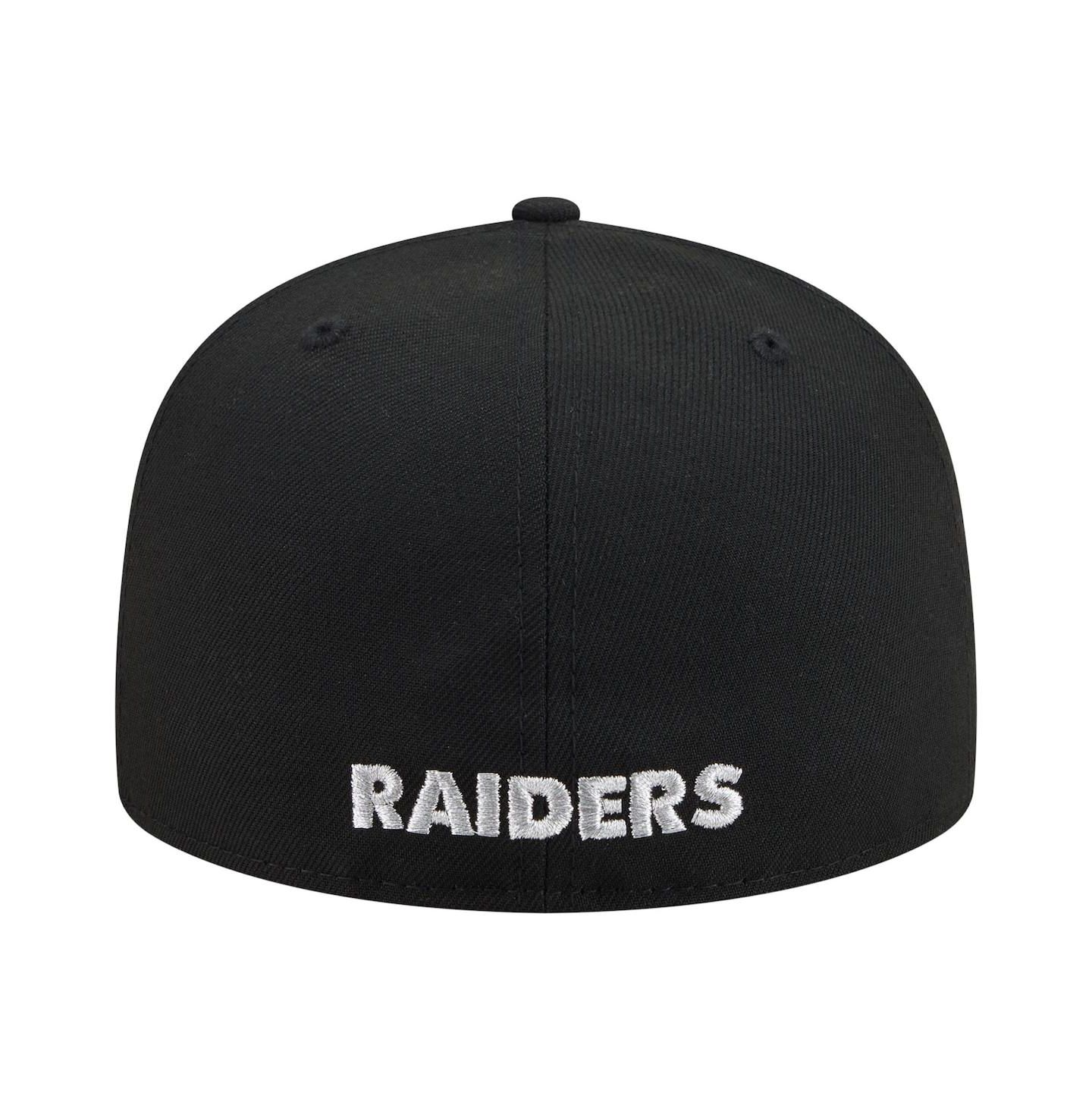 Мужская кепка New Era Black Las Vegas Raiders 59FIFTY Fitted Hat — фото 4