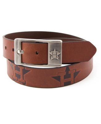 Men's Houston Astros Brandish Leather Belt