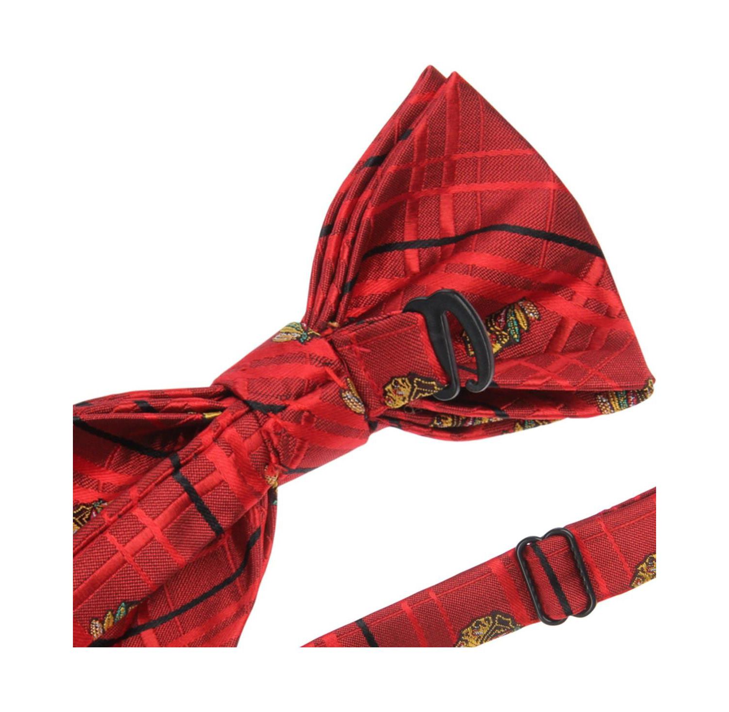 Men's Red Chicago Blackhawks Oxford Bow Tie