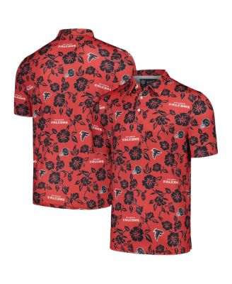 Men's Red Atlanta Falcons Pua Performance Polo Shirt