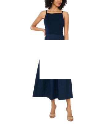 vince camuto blue dress Size 12 Vince Camuto Navy Mother of Bride Dress