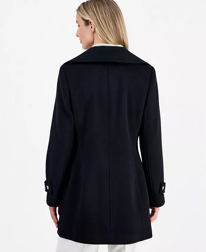 Michael Kors Petite Wool-Blend Zip-Front Coat - thumbnail 10