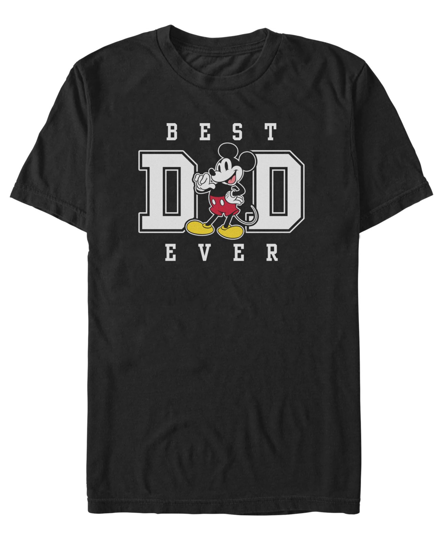 Men's Mickey Best Dad Ever Short-Sleeve T-Shirt