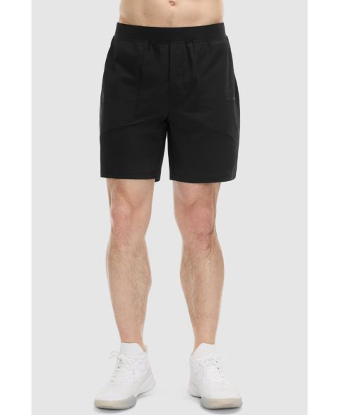 Мужские шорты Peloton Unlined Warp Knit Short, цвет: Чёрный