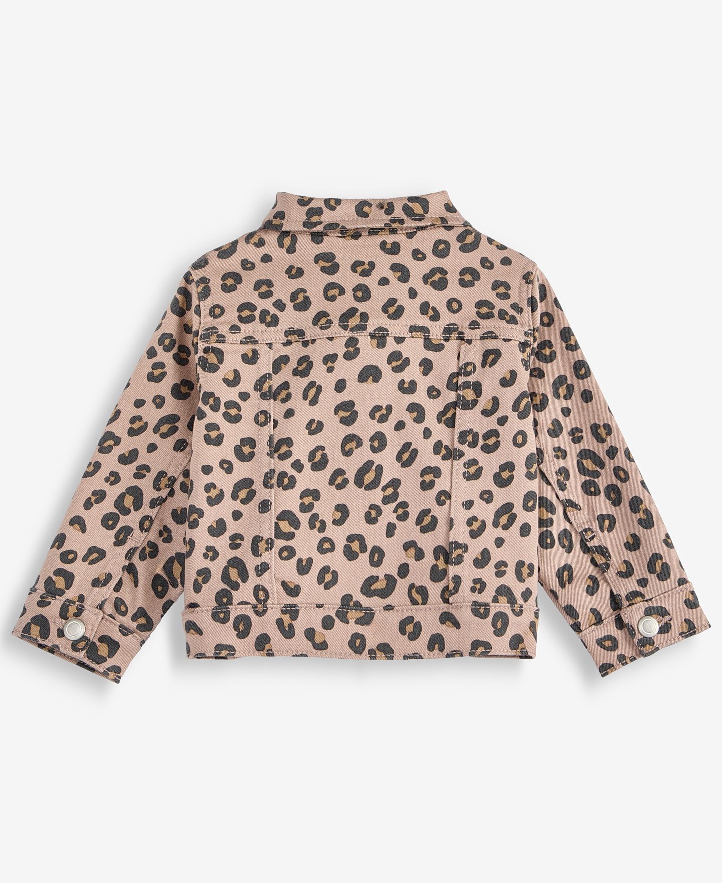 Куртка First Impressions Leopard-Print Denim Jacket для девочек-малышей — фото 2