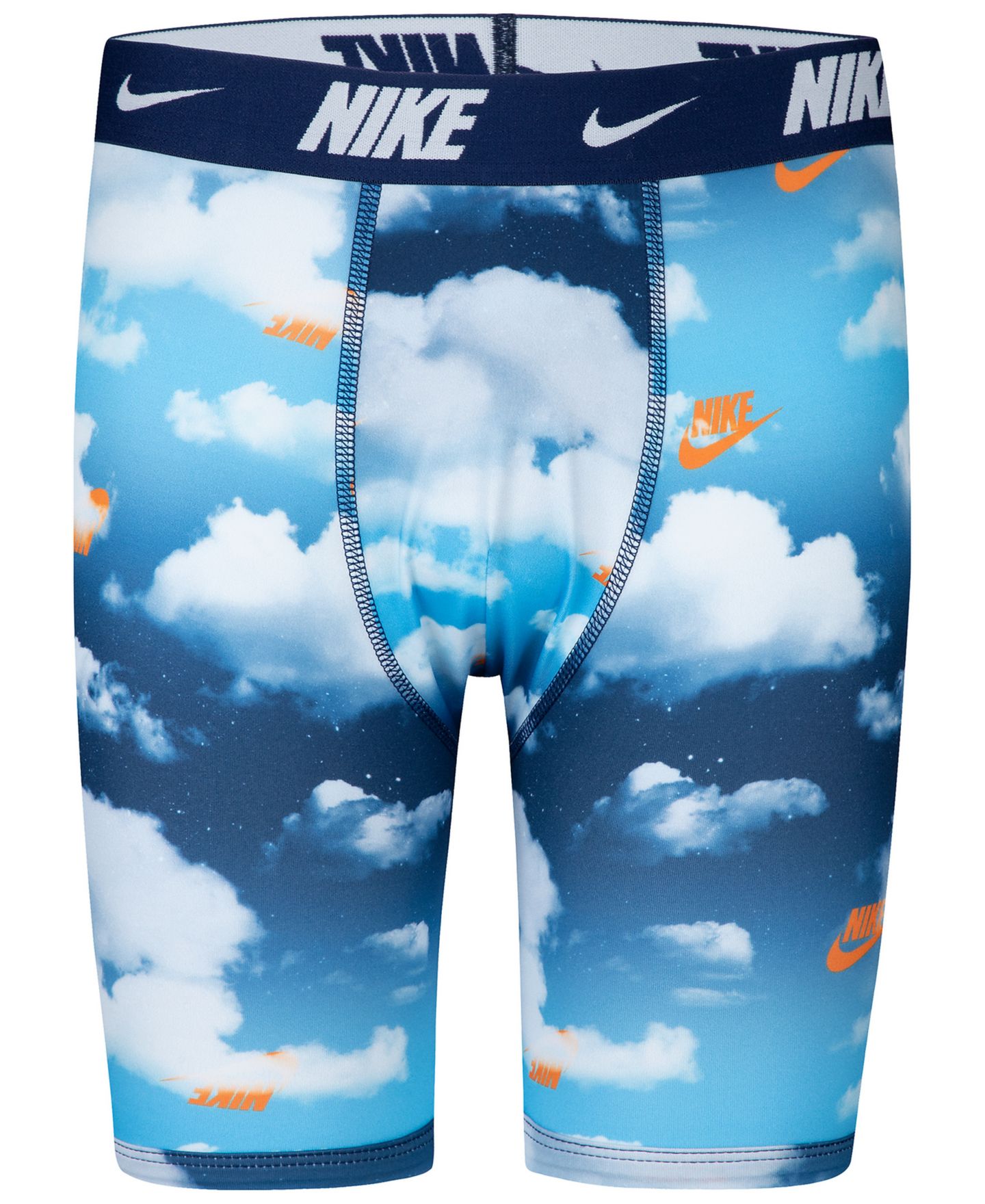 Детские боксеры Nike с принтом, набор из 2 шт., 8-20, цвет: Полуночный тёмно-синий — фото 3