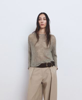 Women's Lurex Knitted Sweater