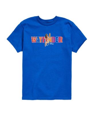 Moana Toddler Boys' 2T-5T Live Action Wayfinder Short-Sleeve T-Shirt - Royal Blue