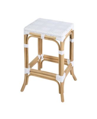 Laguna 24.5 in. Seat Height Rattan Counter Stool