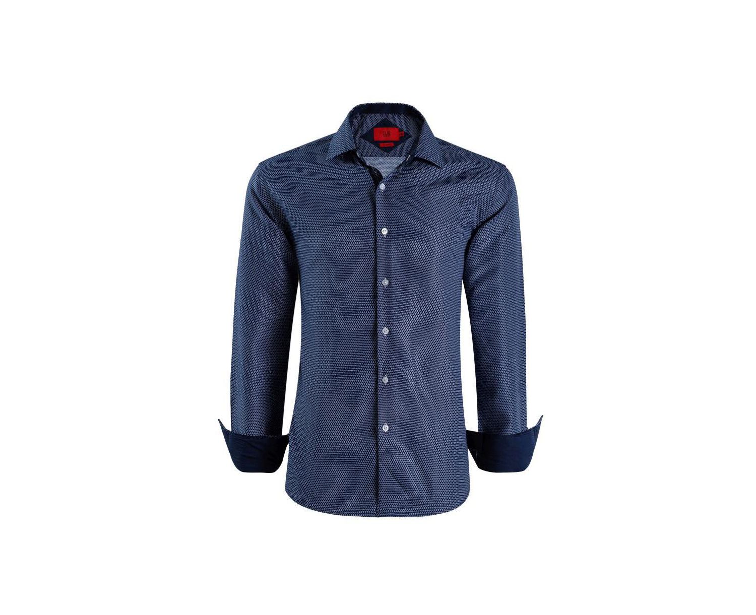 Men's Slim Fit Honeycomb Shirt