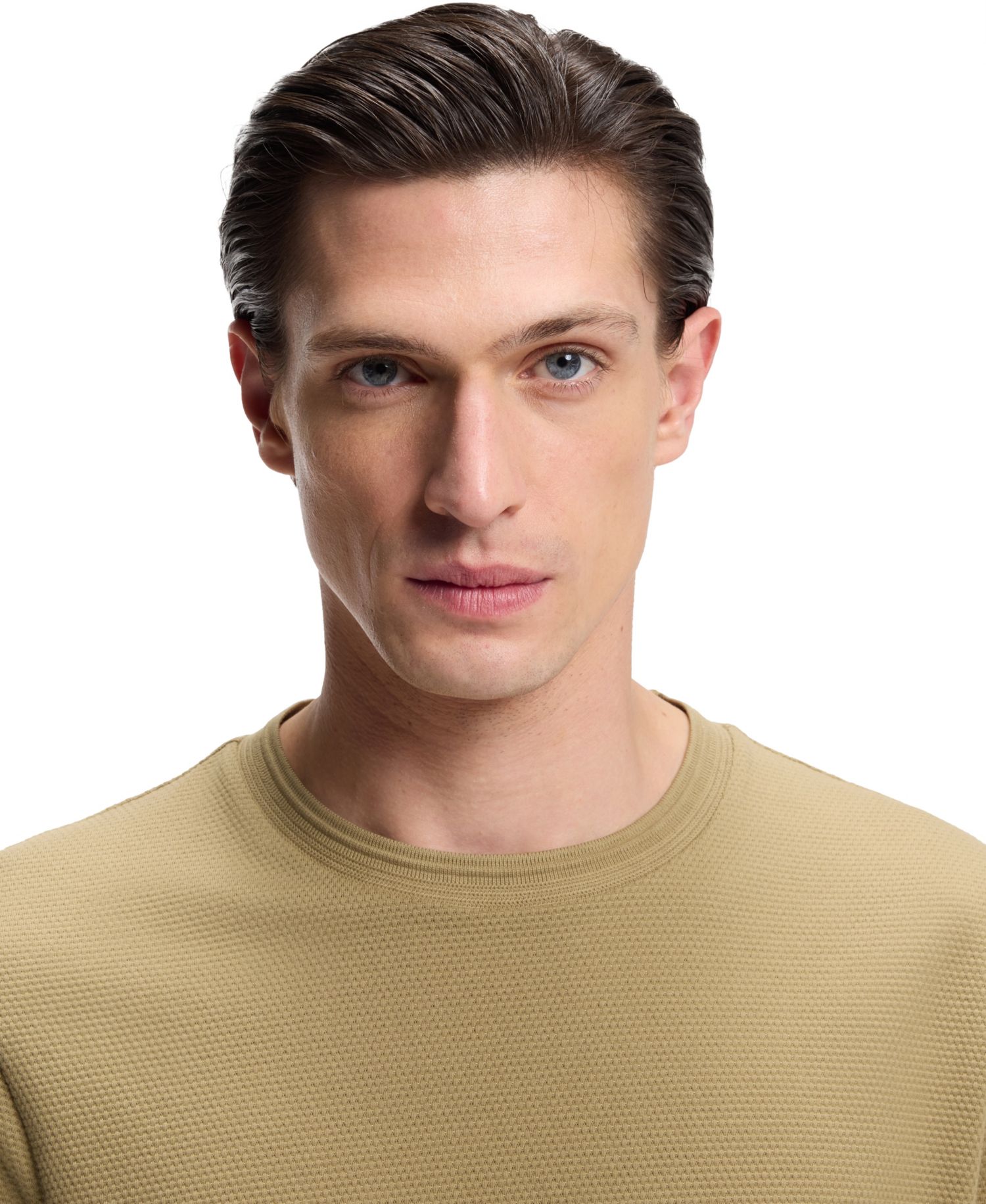 Men's Cotton-Blend Bubble-Jacquard T-Shirt