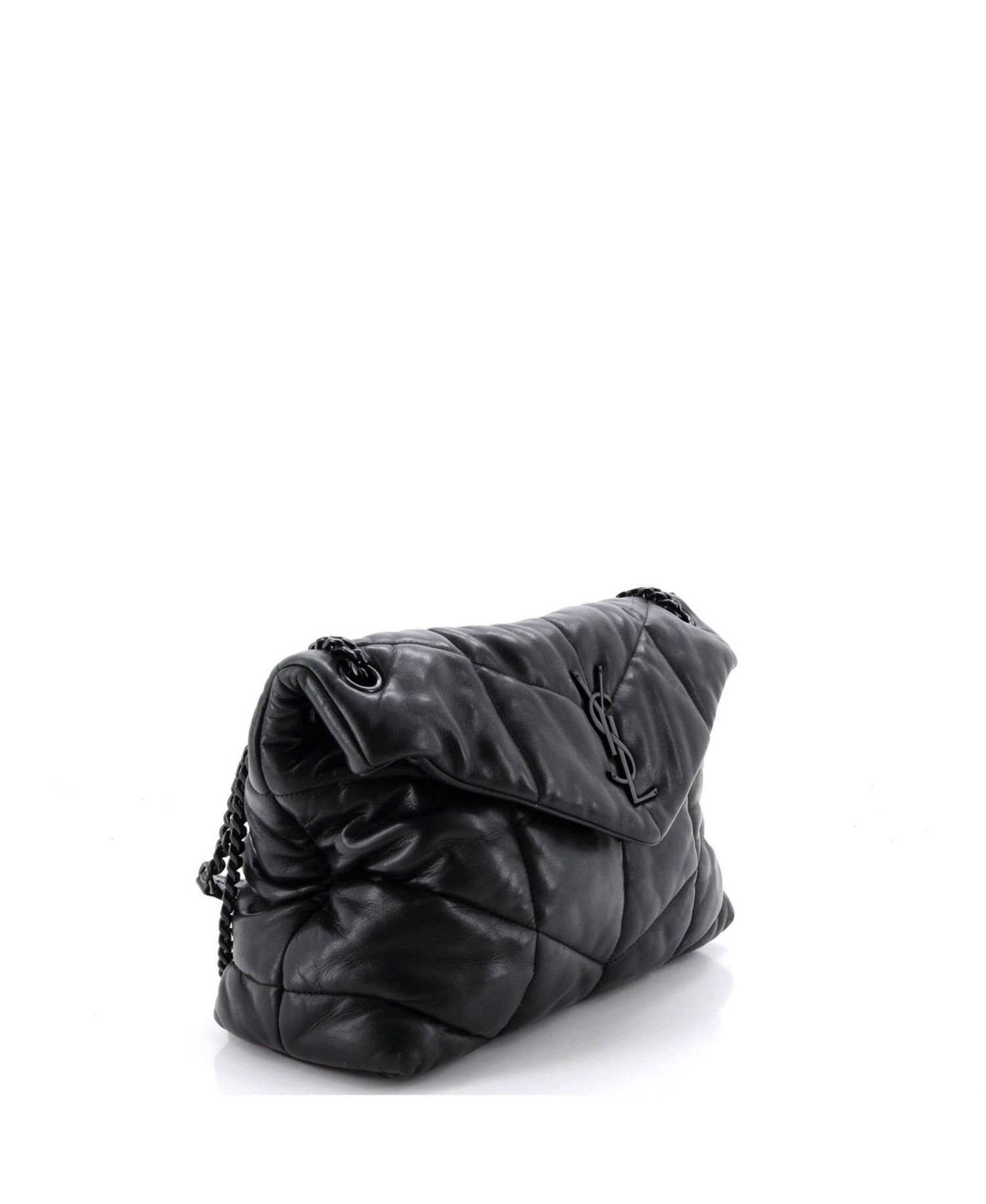 Medium Loulou Puffer Shoulder Bag Quilted Leather