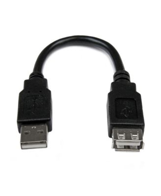 6 Inch USB 2.0 Extension Adapter Cable