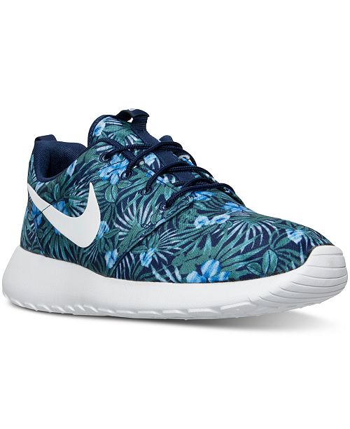 Nike Men S Roshe One Print Premium Casual Sneakers From Finish Line Reviews Finish Line Athletic Shoes Men Macy S