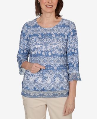 Women's Camden Market Lacey Striped Knit Top