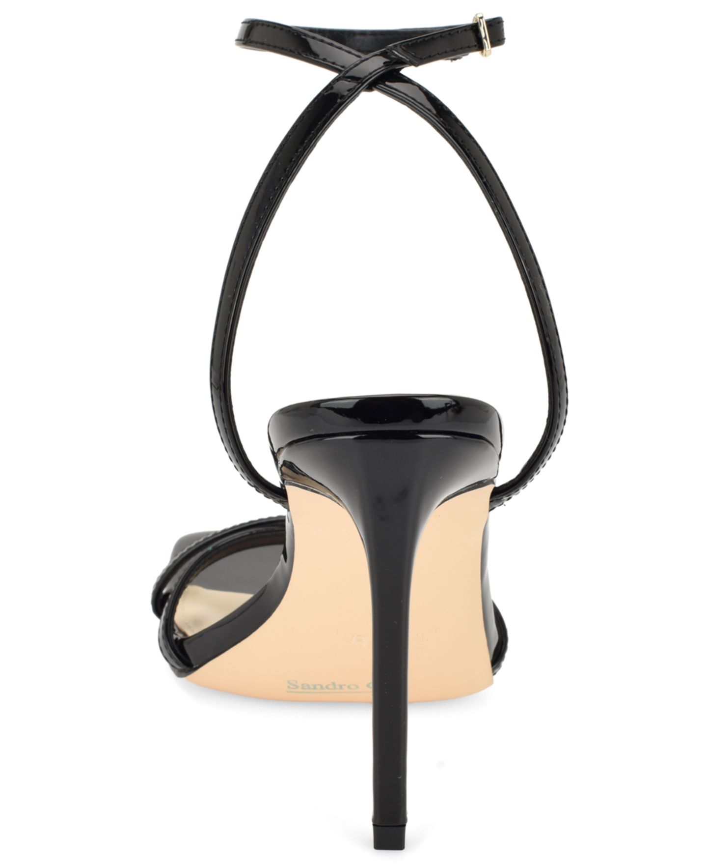 Женские сандалии Nine West Penelope Strappy Stiletto Dress Sandals, цвет: Чёрный лаковый — фото 3