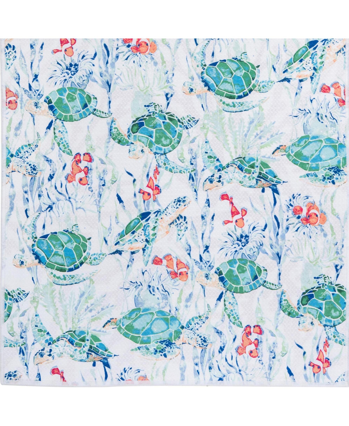 C&F Home Sea Turtle Cove Christmas Coastal 100% Cotton Dishtowel