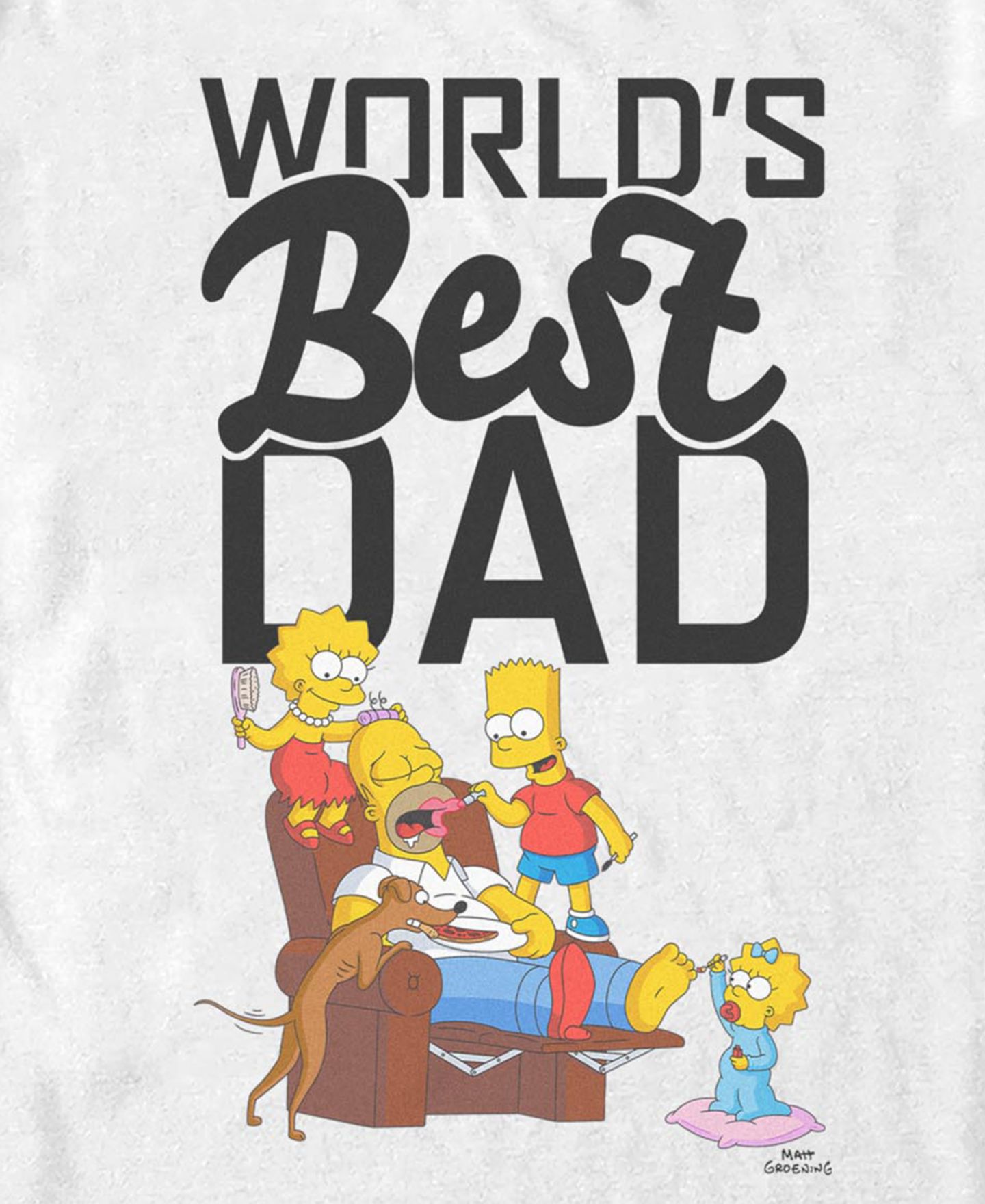 Мужская футболка Fifth Sun World's Best Dad Short-Sleeve, цвет: Белый — фото 3