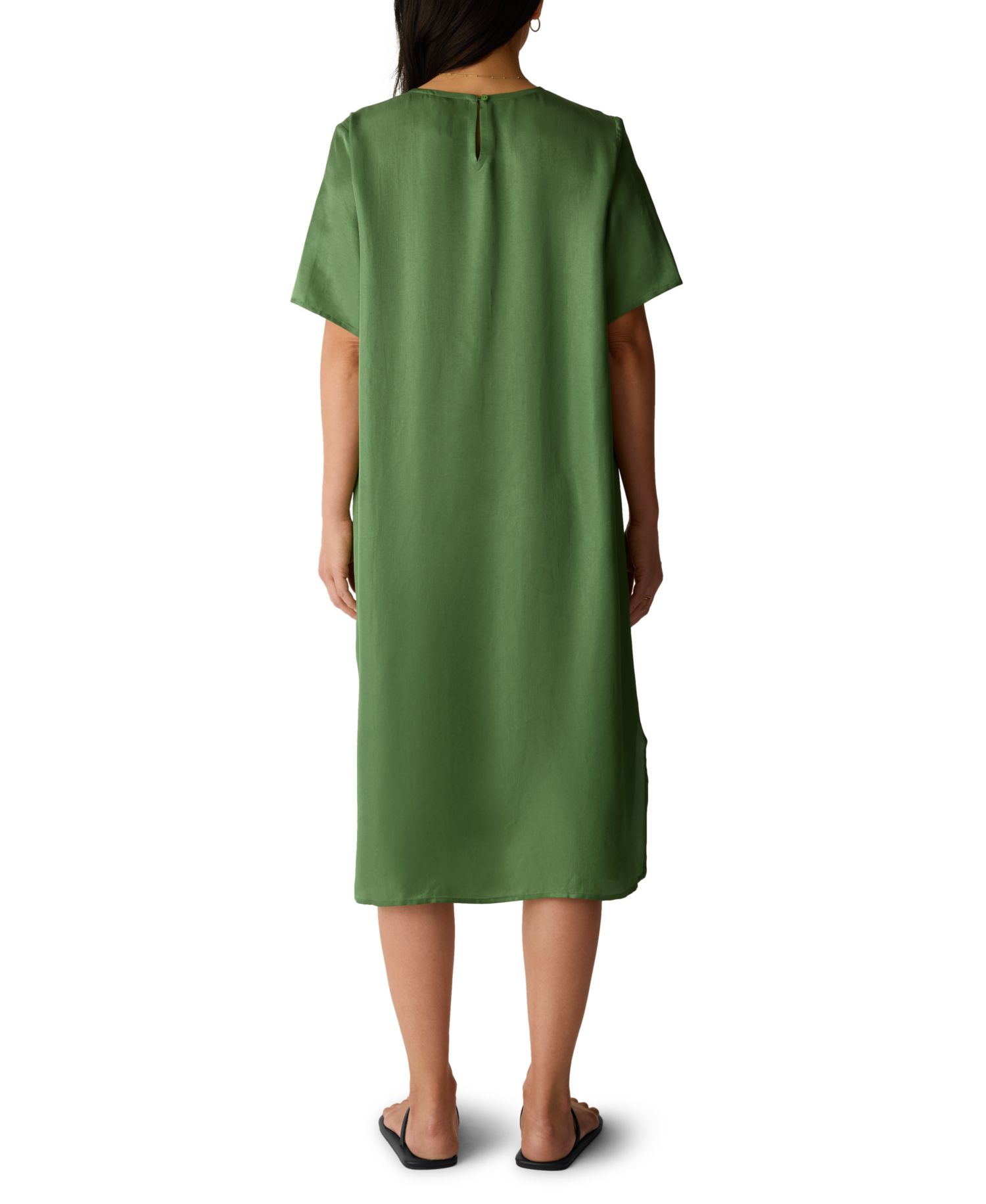 Women's Short-Sleeve Round Neck Dress