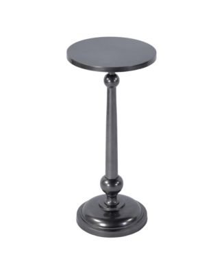 Butler Specialty Sterling 10 in. W Round All Metal Pedestal Base End ...