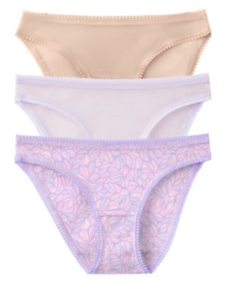 Women's Mesh Hip Bikini Underwear 3 Pack 3202P3