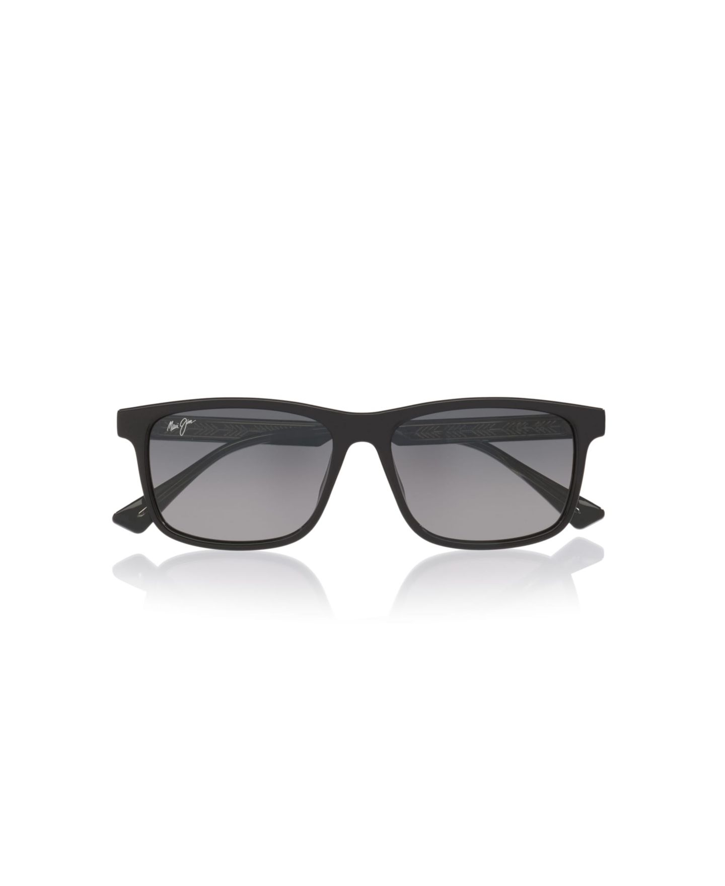 Мужские солнцезащитные очки Maui Jim Okina Polarized Sunglasses, MJ000850, цвет: Чёрный блестящий — фото 5