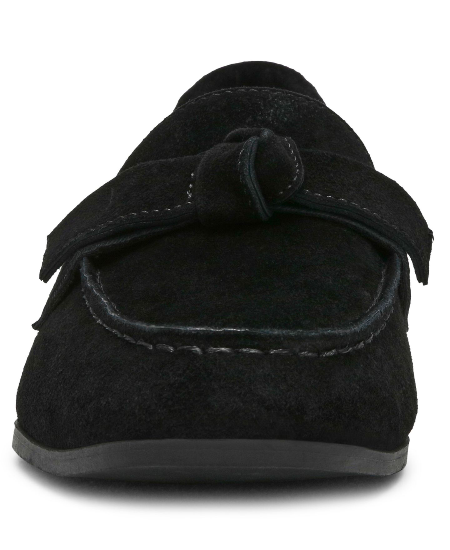 Женские туфли Anne Klein Bowie Round Toe Suede, цвет: Чёрный замшевый — фото 6