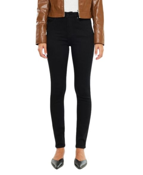 Женские джинсы KanCan Vanessa High Rise Super Skinny, цвет: Чёрный