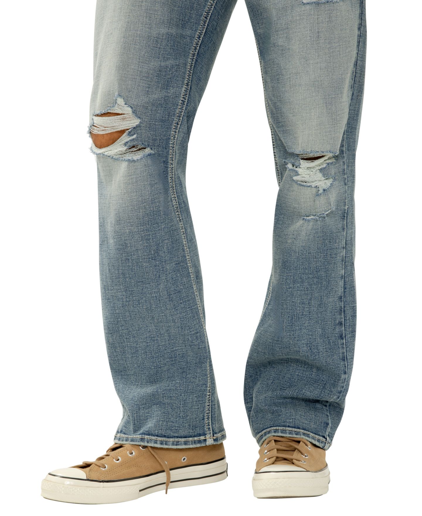 Мужские джинсы Silver Jeans Co. Zac Regular-Fit, цвет: Thunderstorm — фото 5